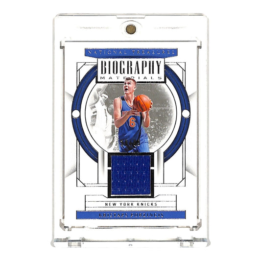 Kristaps Porzingis 2023-24 National Treasures Jersey 18/99 #BGM-POR