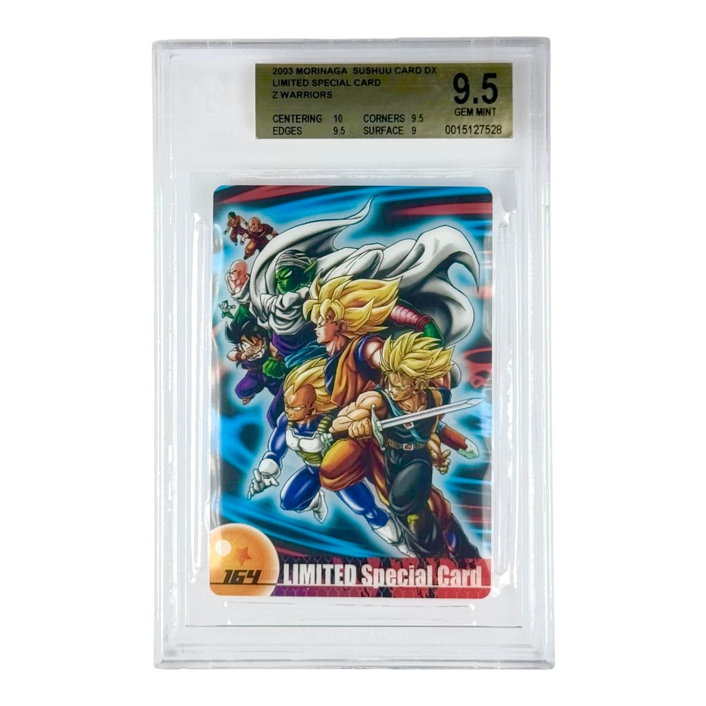Dragonball 2004 Limited Wafer Card Special #164 BGS 9.5