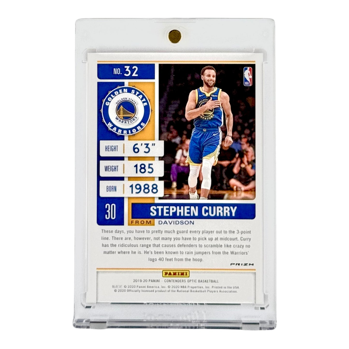 Stephen Curry 2019-20 Panini Contenders Optic Red #32