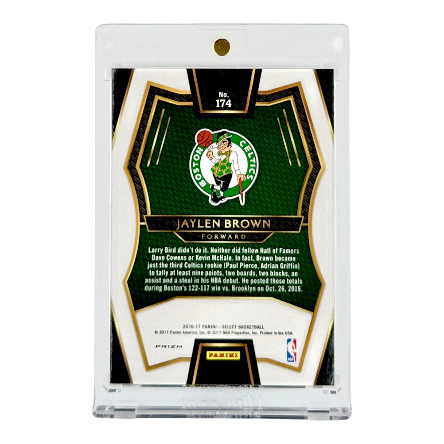 Jaylen Brown 2016-17 Panini Select Silver Rookie RC #174