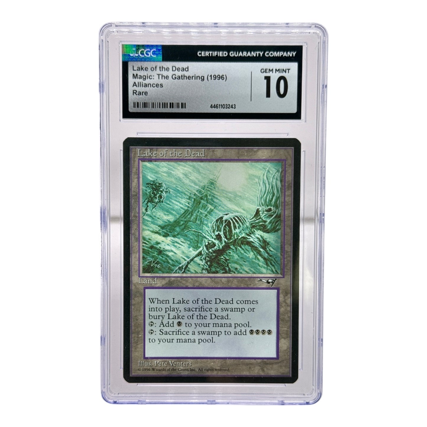 Magic The Gathering 1996 Alliances Lake Of The Dead CGC 10