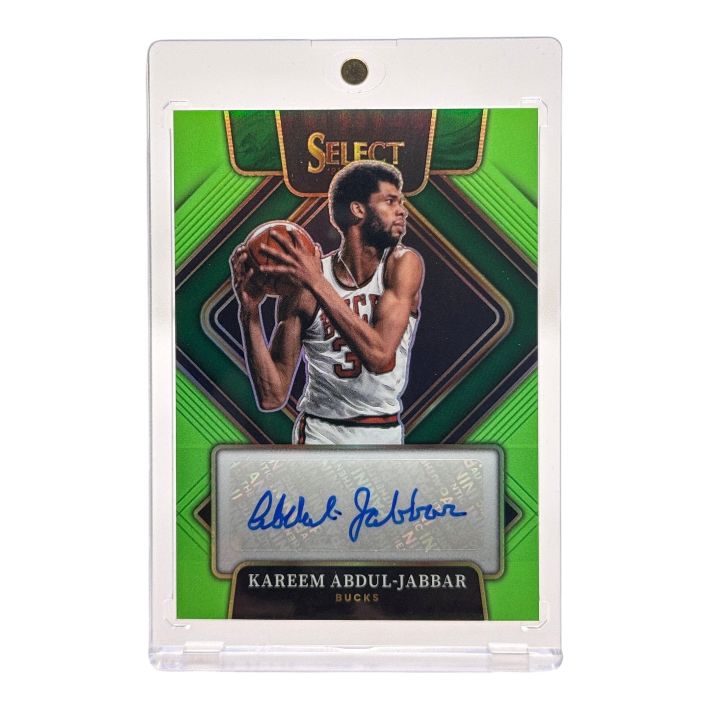 Kareem Abdul-Jabbar 2021-22 Panini Select Auto 34/99 #SG-KAJ