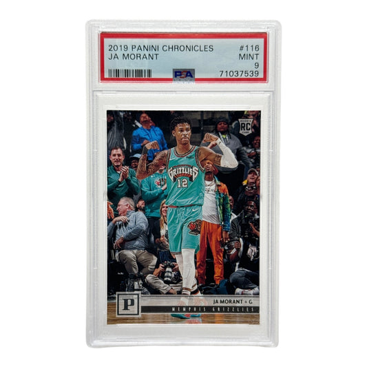 Ja Morant 2019-20 Panini Chronicles Rookie RC #116 PSA 9
