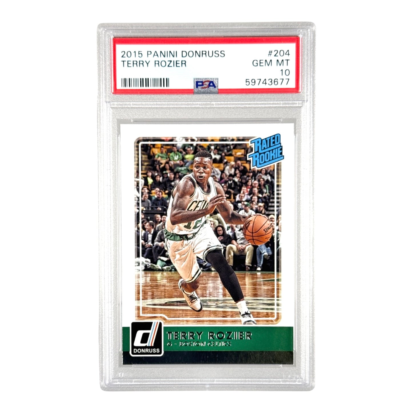Terry Rozier 2015-16 Panini Donruss Rated Rookie RC #204 PSA 10