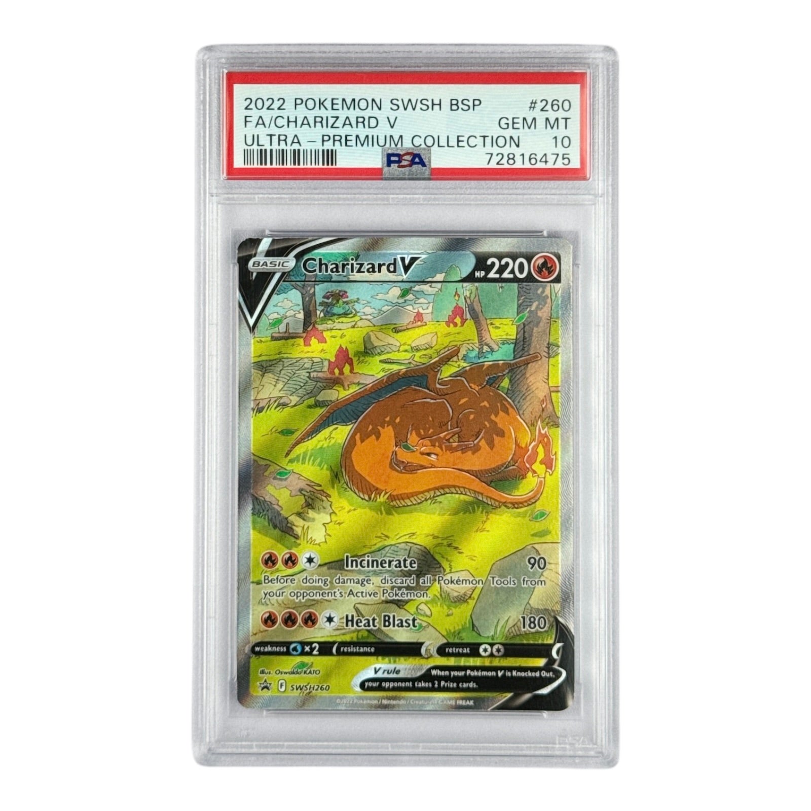 Charizard V 2022 Pokemon English SWSH Ultra Premium Collection Full Ar Yamacardo Charizard V 2022 Pokemon English SWSH Ultra Premium Collection Full Ar Yamacardo