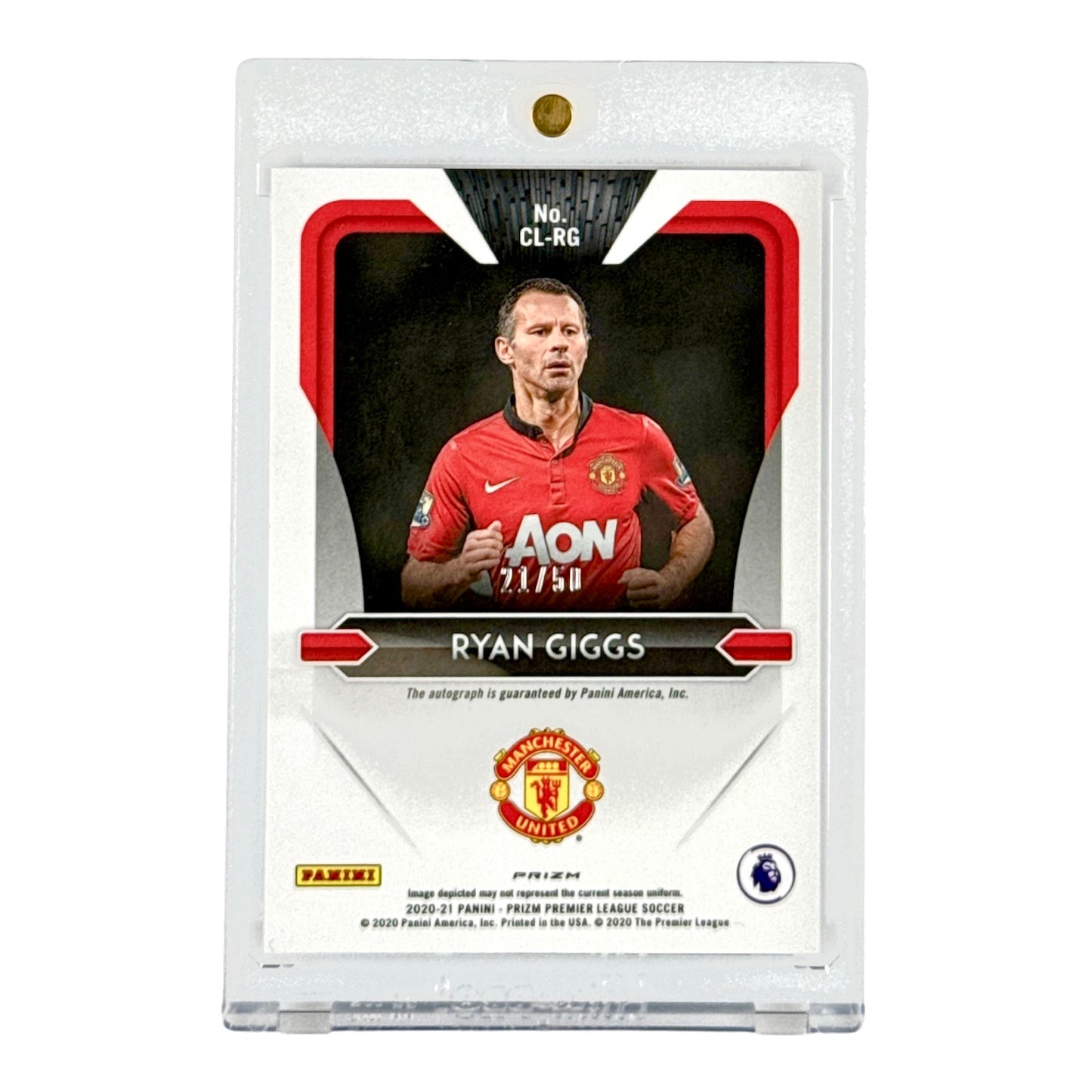 Ryan Giggs 2020-21 Prizm Club Legends Signatures Auto 21/50 #CL-RG