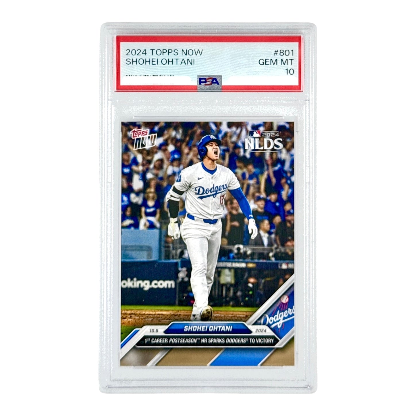 Shohei Ohtani 2024 Topps Now #801 PSA 10