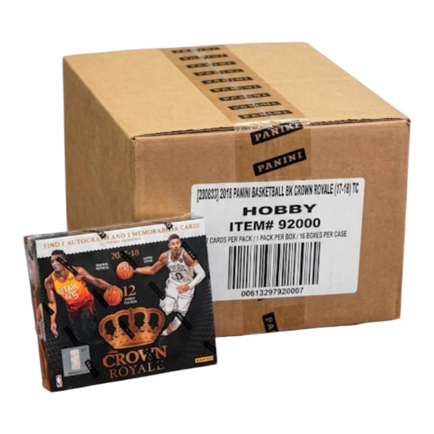 2017-18 Panini Crown Royale Basketball Hobby Factory Sealed Case