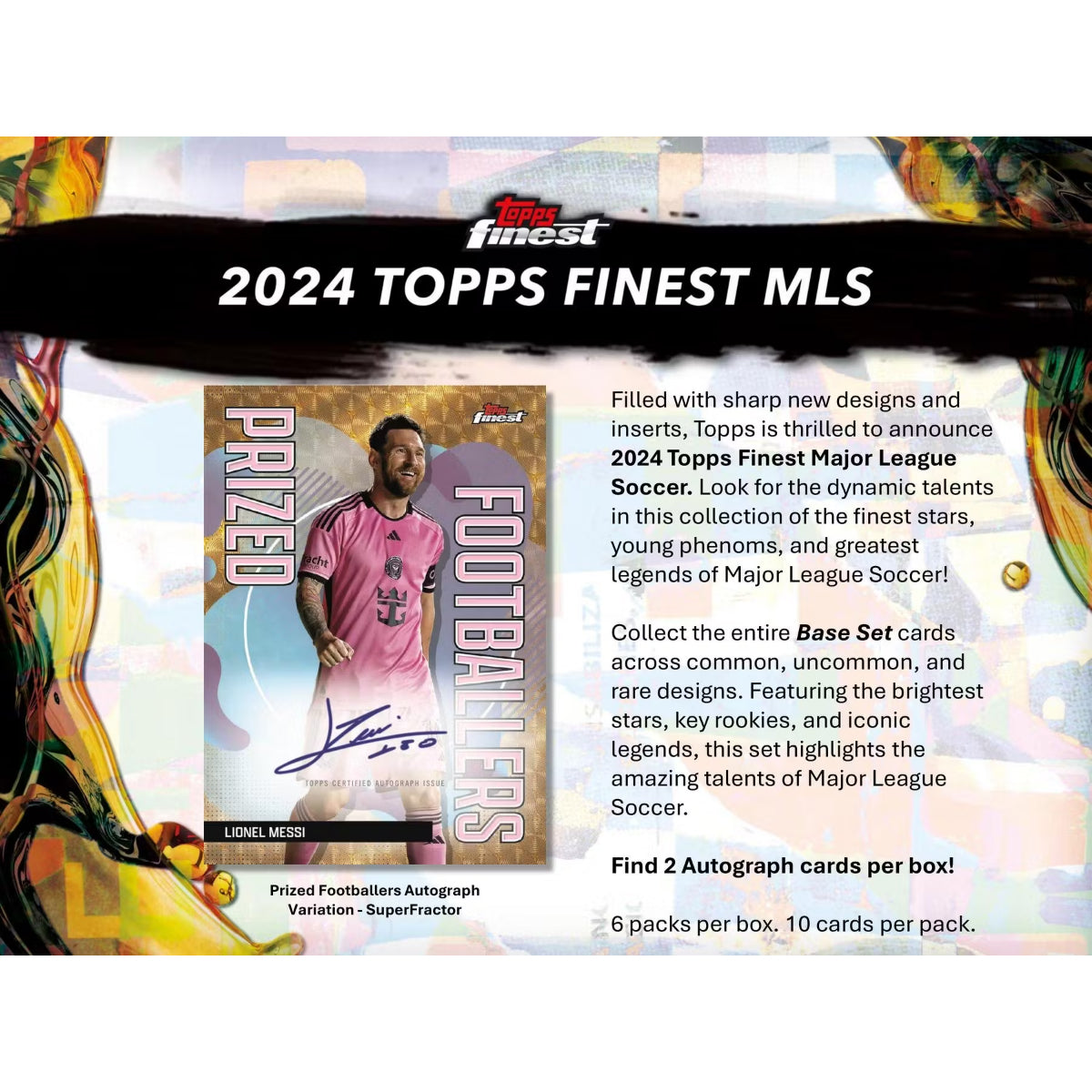 2024 Topps Finest MLS Soccer Hobby Box