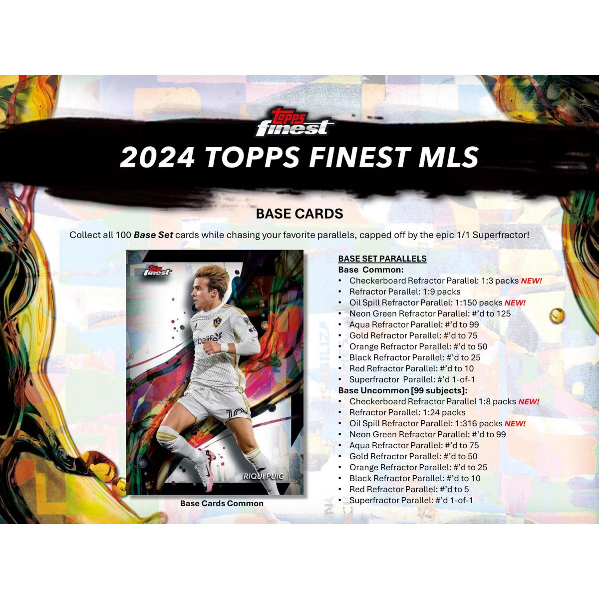 2024 Topps Finest MLS Soccer Hobby Box