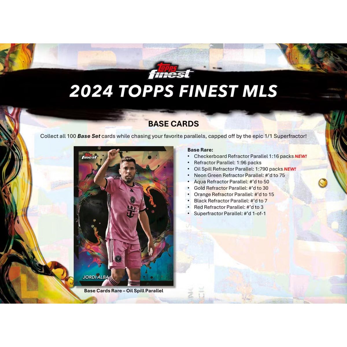 2024 Topps Finest MLS Soccer Hobby Box
