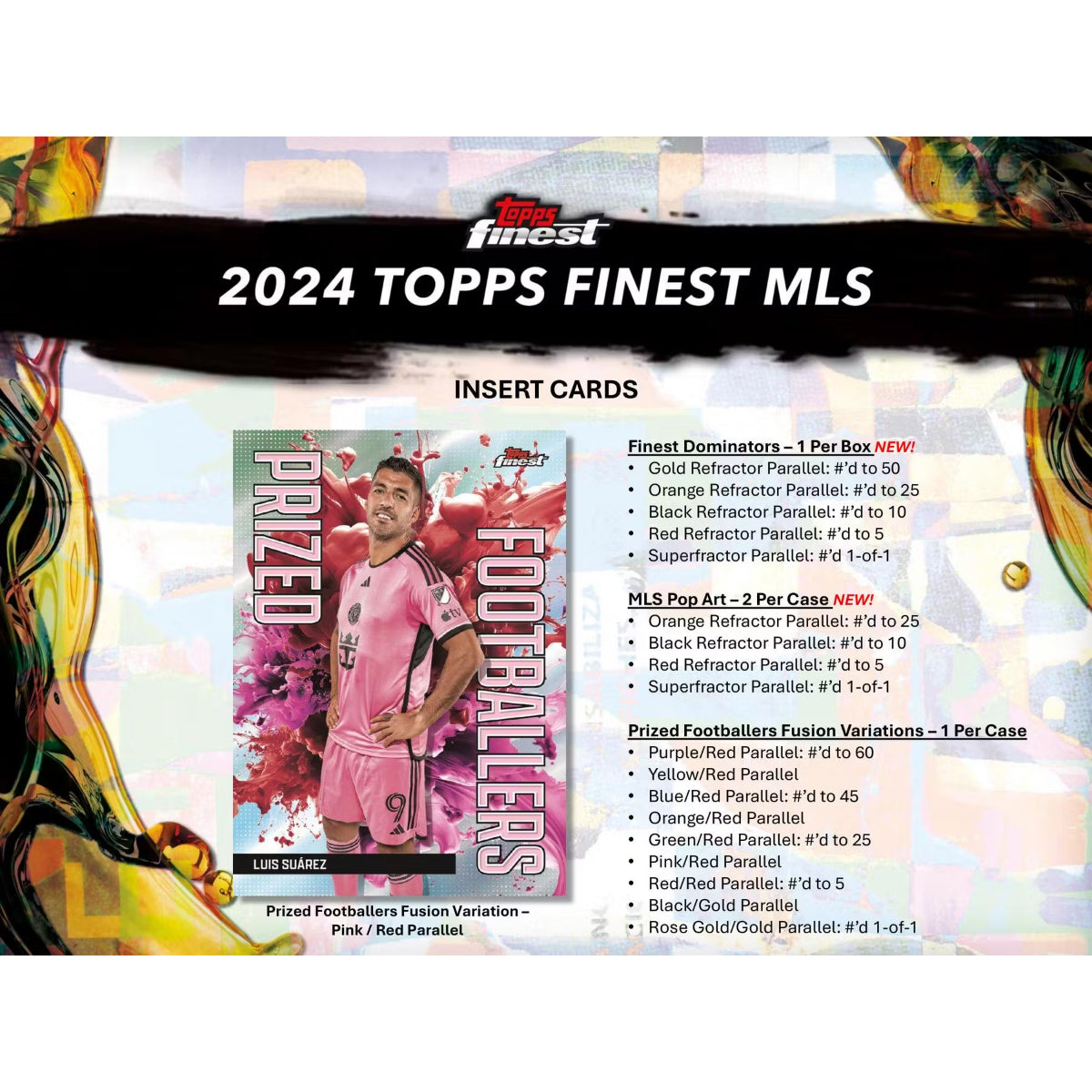 2024 Topps Finest MLS Soccer Hobby Box