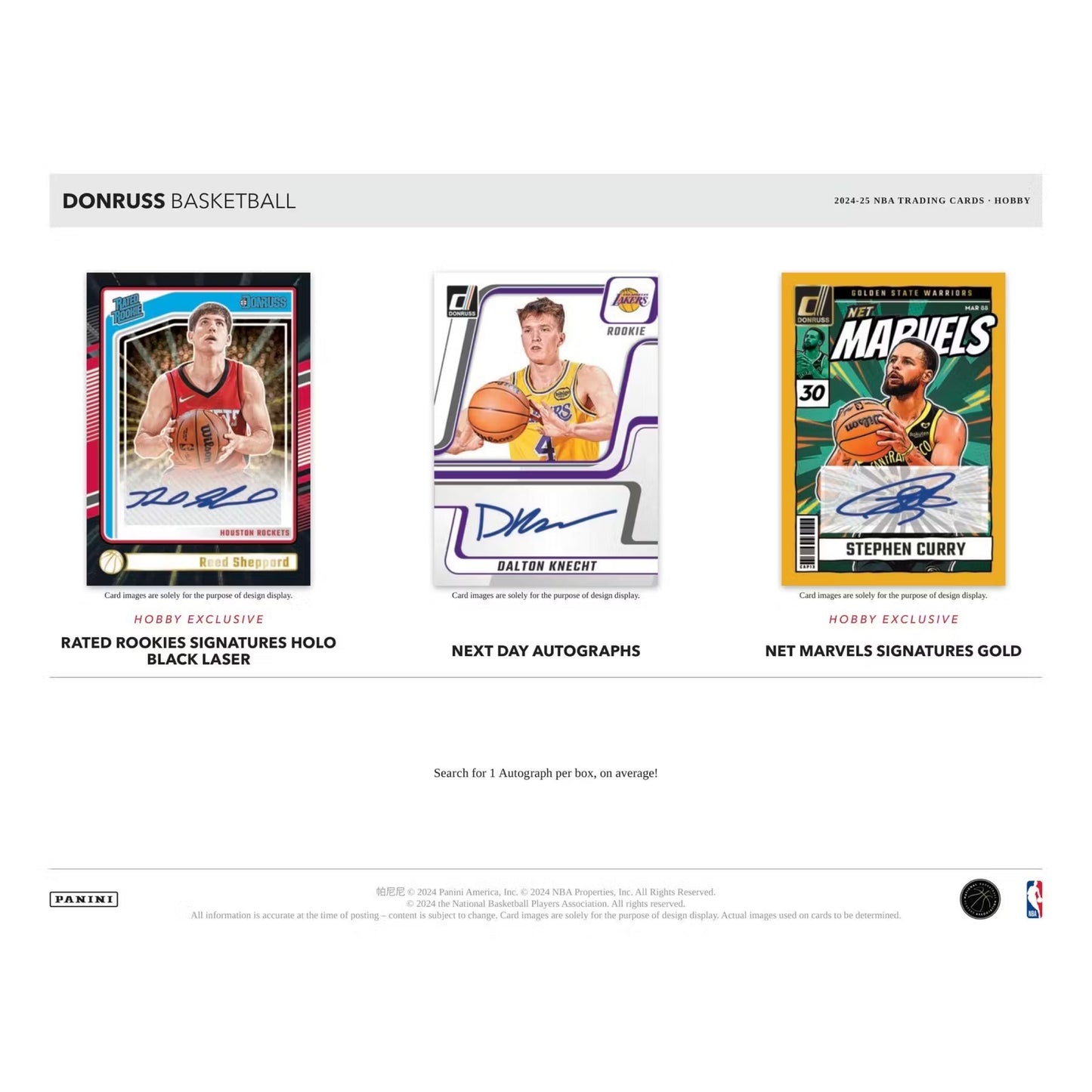 2024/25 Panini Donruss Basketball Hobby Box