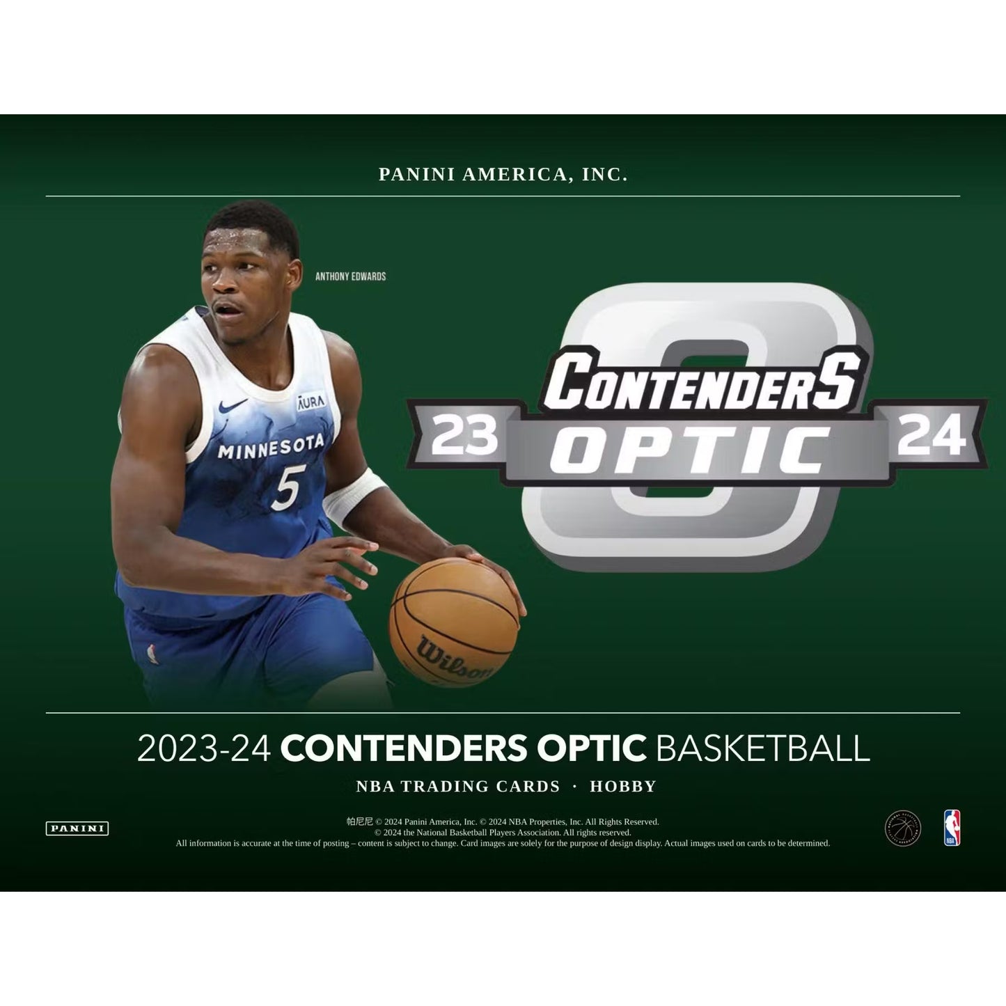 2024-25 Panini Contenders Optic Basketball Hobby Box