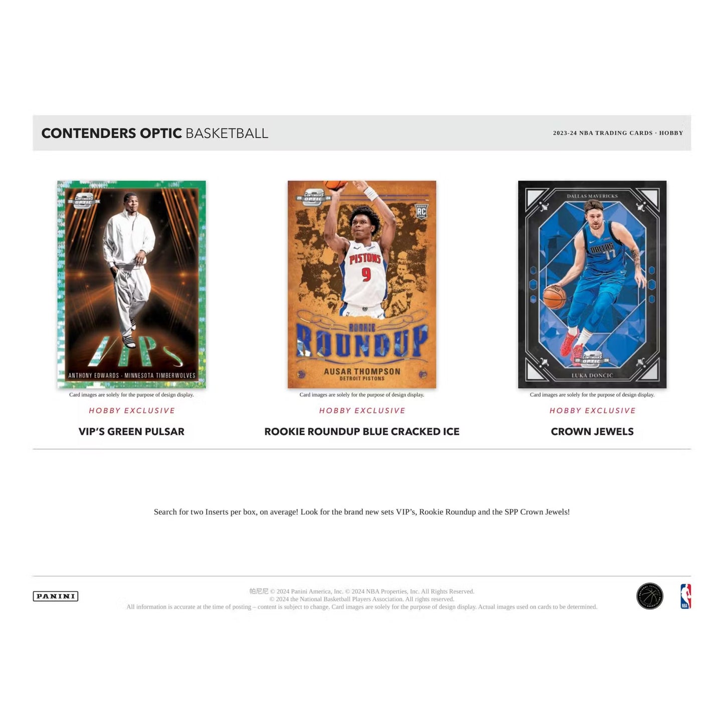 2024-25 Panini Contenders Optic Basketball Hobby Box
