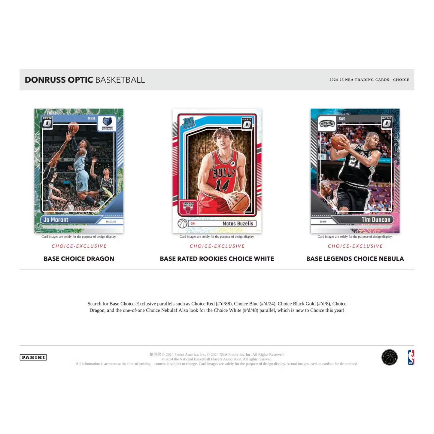 2024-25 Panini Donruss Optic Basketball Choice Box