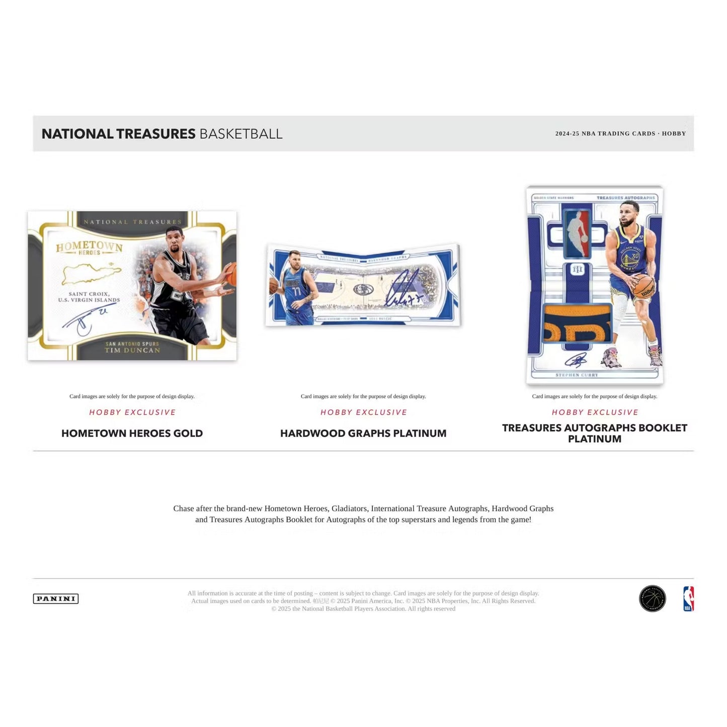 2024-25 Panini National Treasures Basketball Hobby INTERNATIONAL