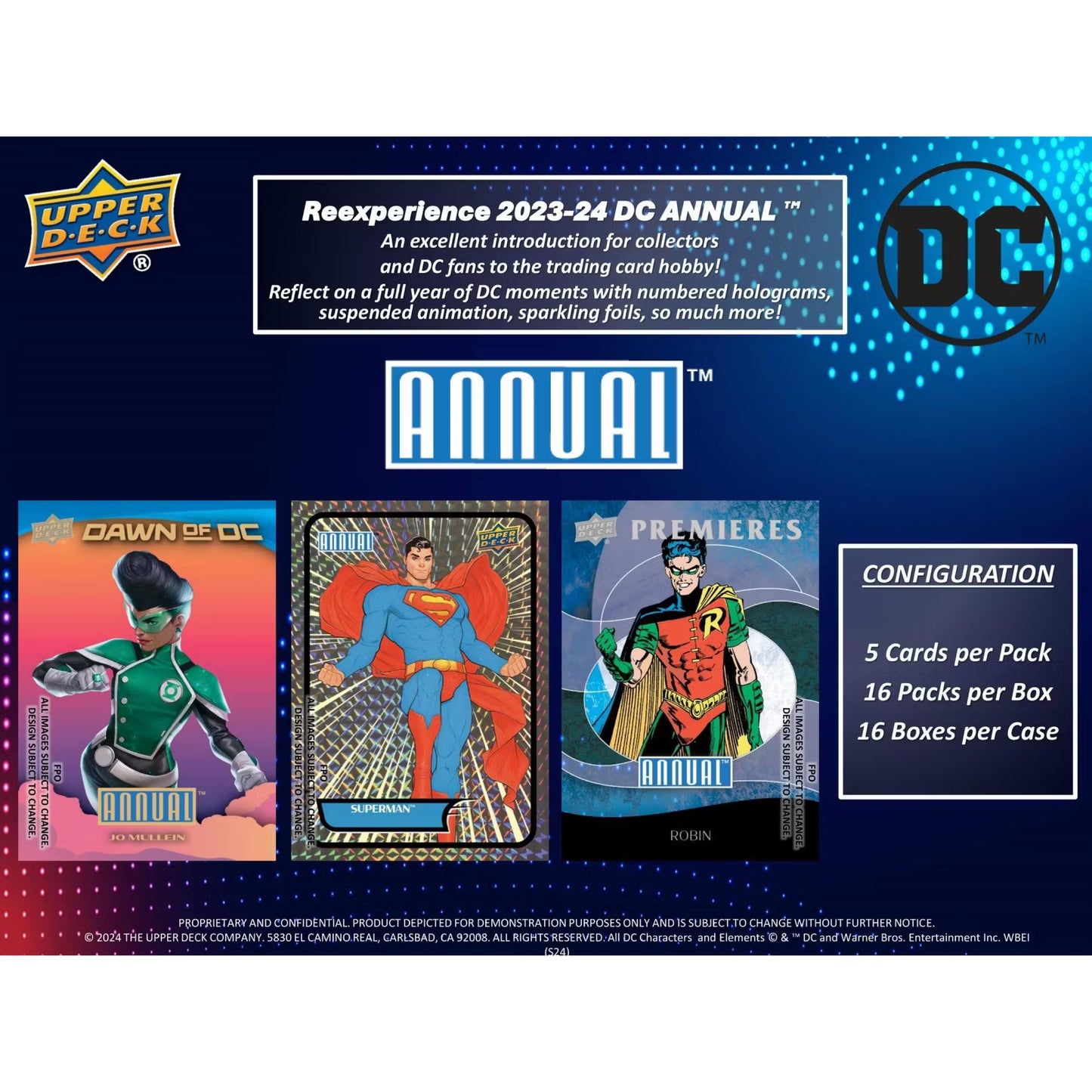 23-24 Upper Deck DC Annual Blaster Box