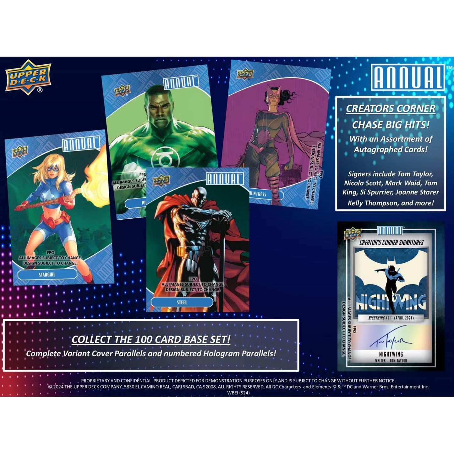 23-24 Upper Deck DC Annual Blaster Box