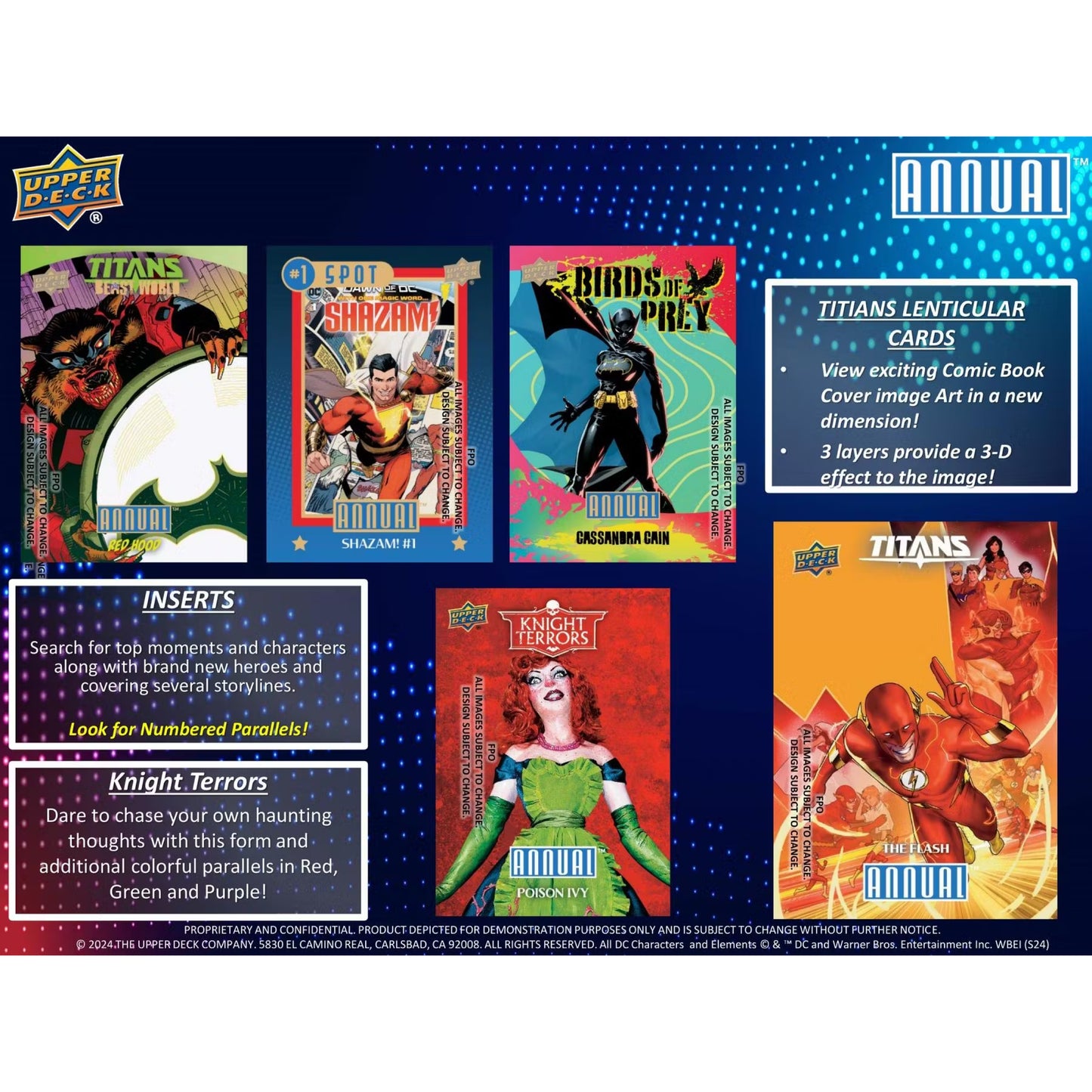 23-24 Upper Deck DC Annual Blaster Box