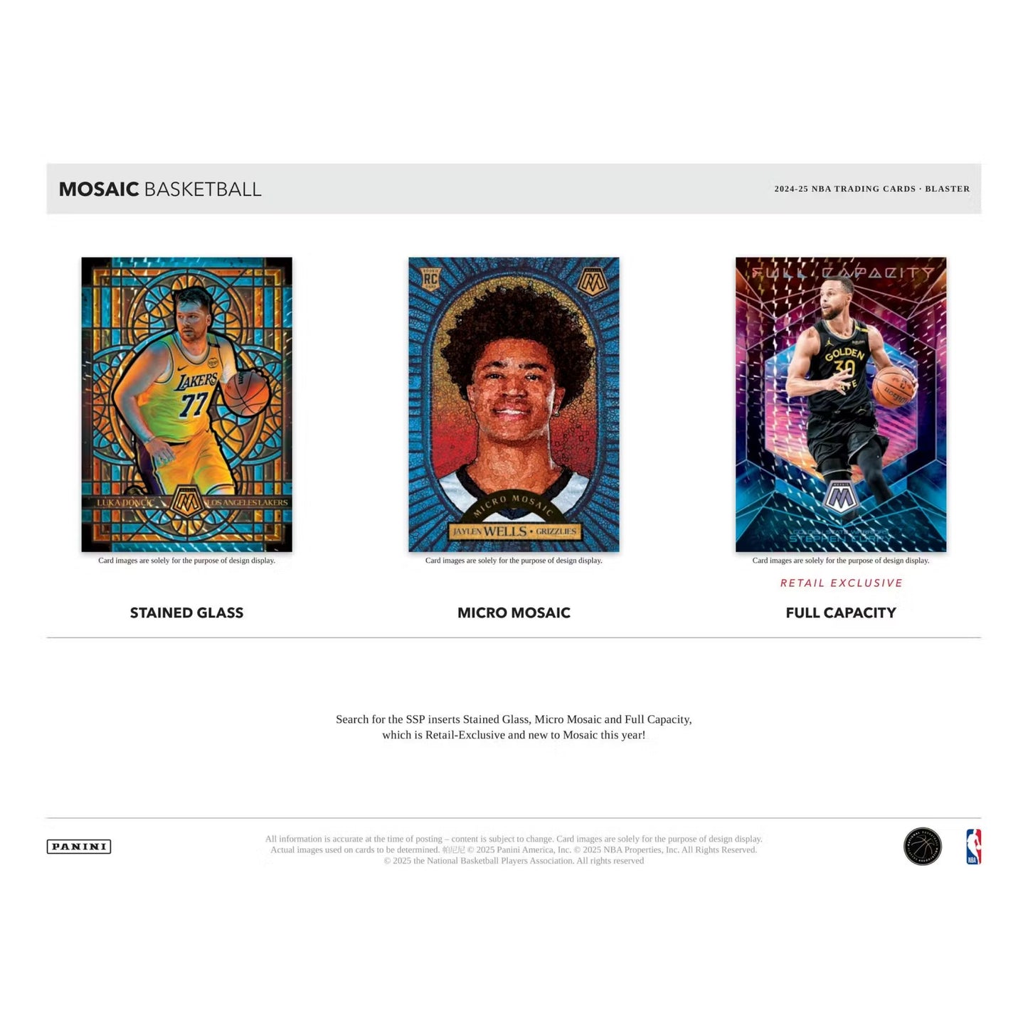 2024-25 Panini Mosaic Basketball Blaster Box