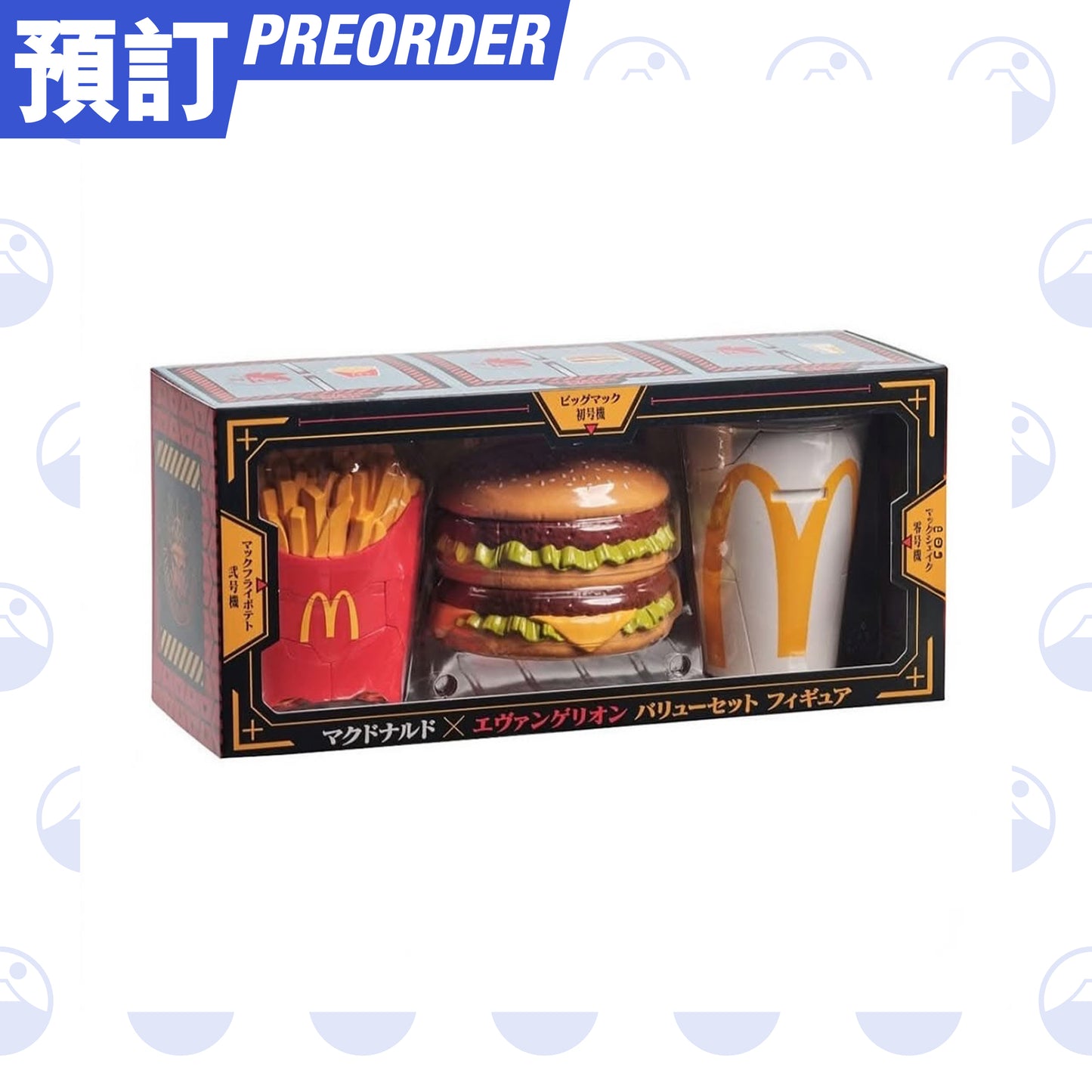 預訂:McDonald’s Japan x 《新世紀福音戰士》Toy Set