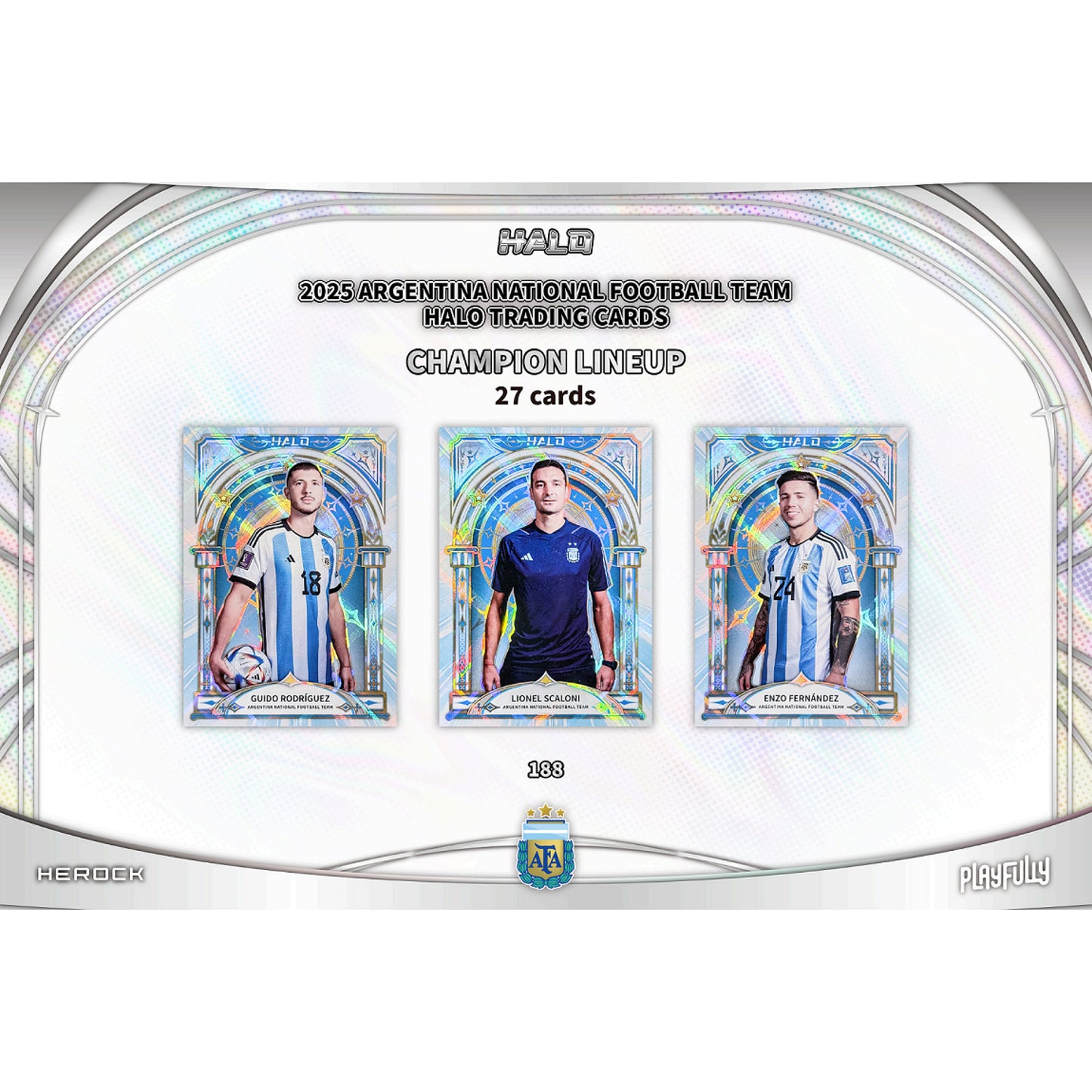 2025 HALO ARGENTINA NATIONAL FOOTBALL TEAM CARD