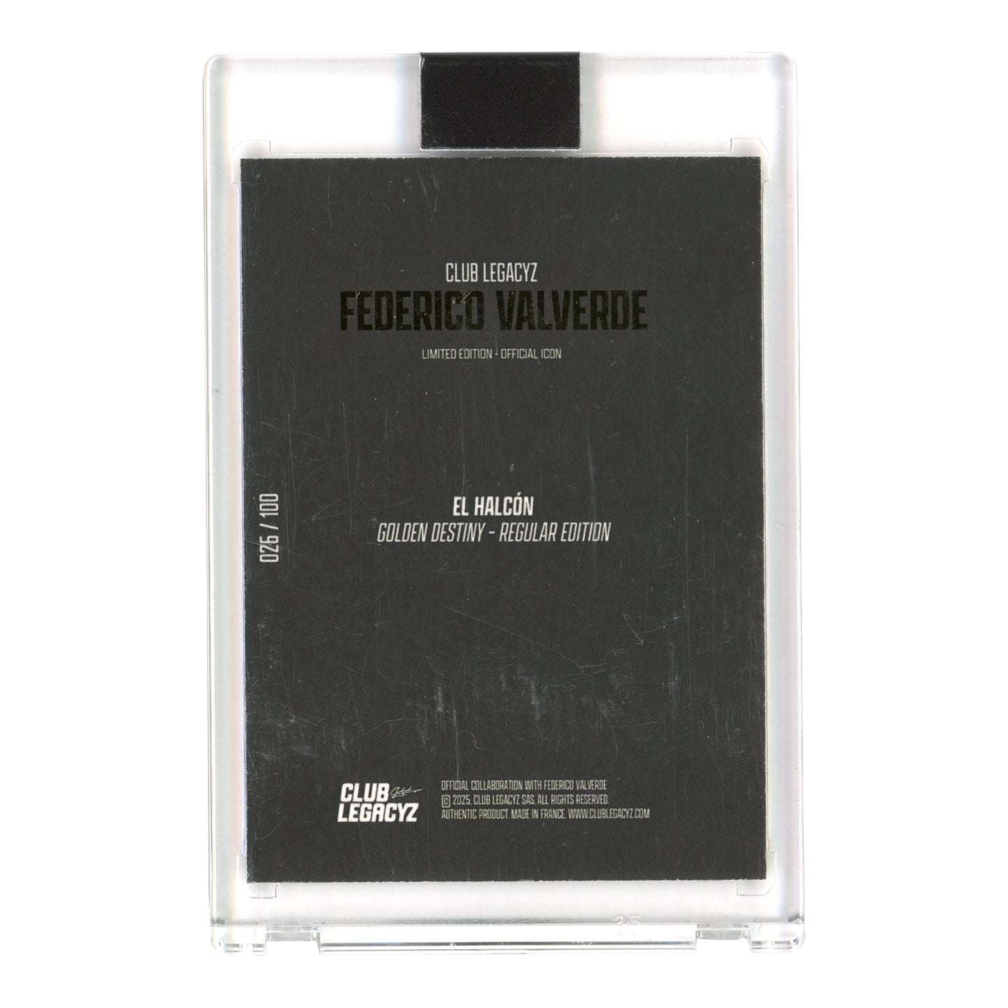 Federico Valverde 2024 Club Legacyz Golden Destiny 026/100