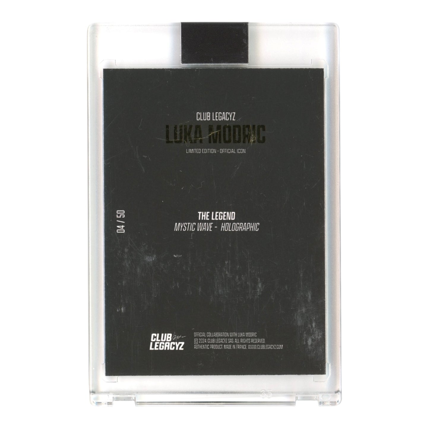 Luka Modric 2024 Club Legacyz Mystic Wave Holo 04/50