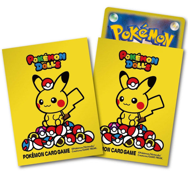 Card Sleeves Pack Of 64 Pokemon Center Pokemon Dolls Pikachu