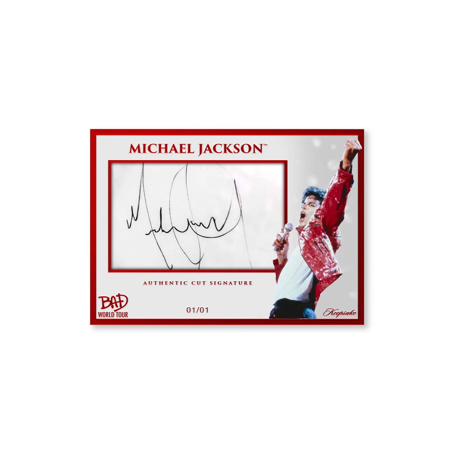 2025 Keepsake Michael Jackson Bad World Tour Breaker Box