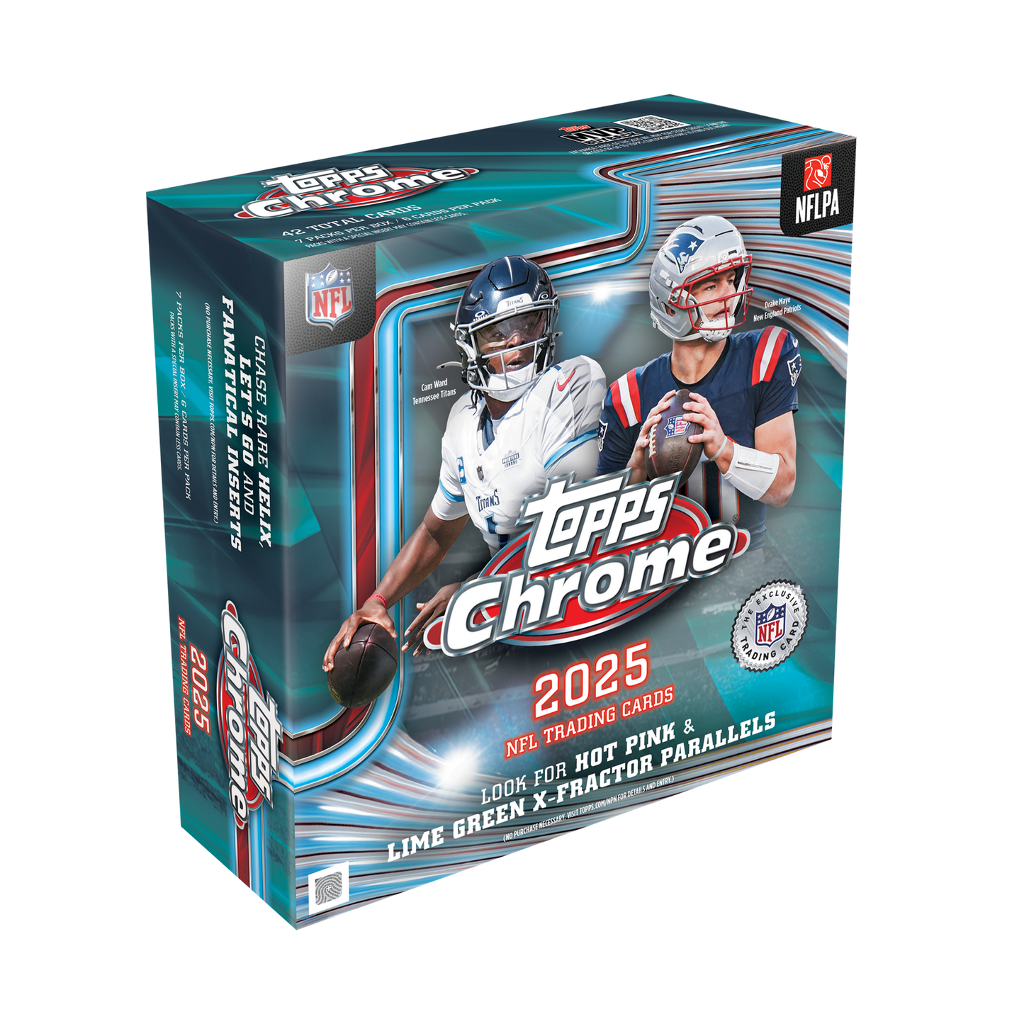 2025 Topps Chrome NFL Football Mega Box