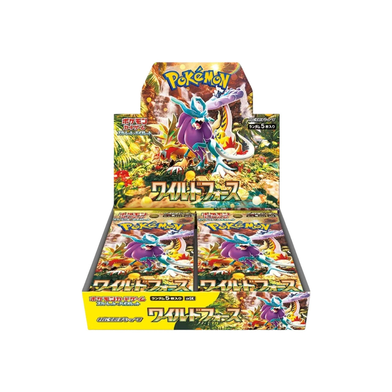 Pokemon TCG Japanese Scarlet & Violet Wild Force Booster Box Sv5k