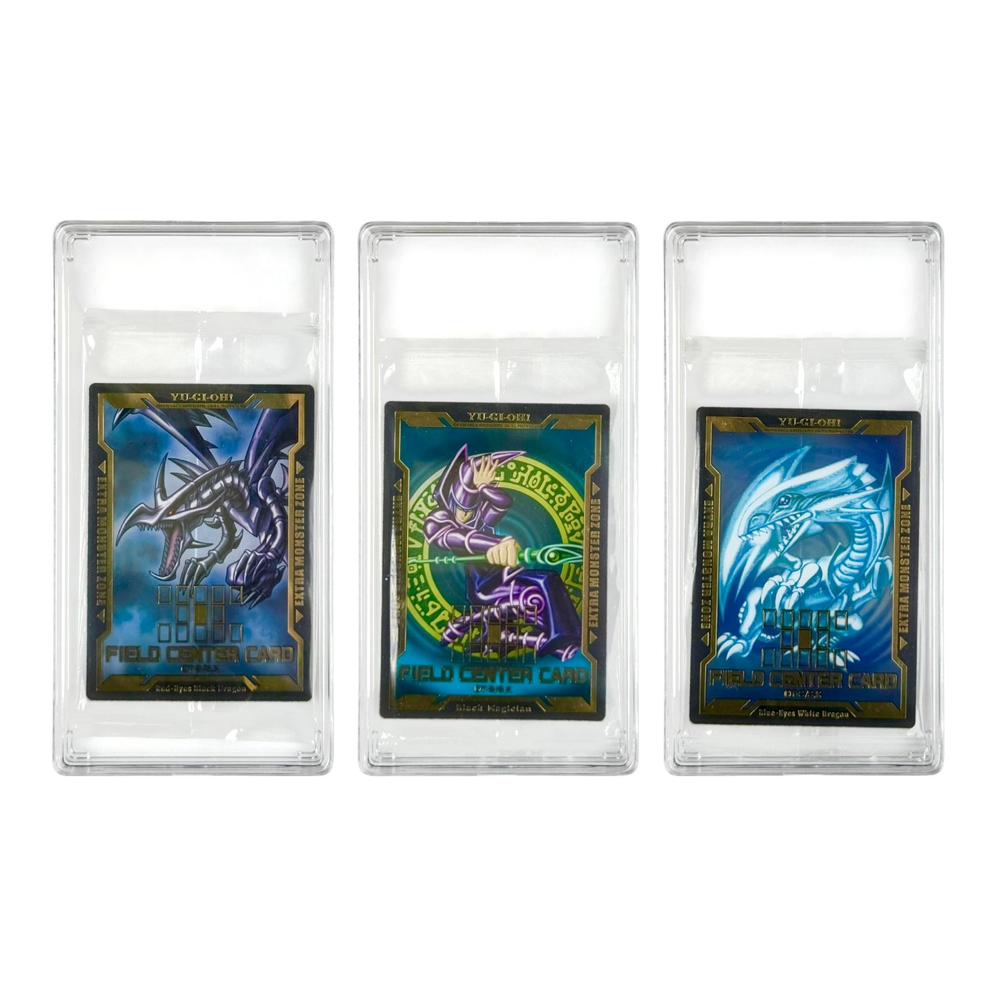 Set of 3 Yu Gi Oh! Japanese Legendary Gold Box Field Center Card