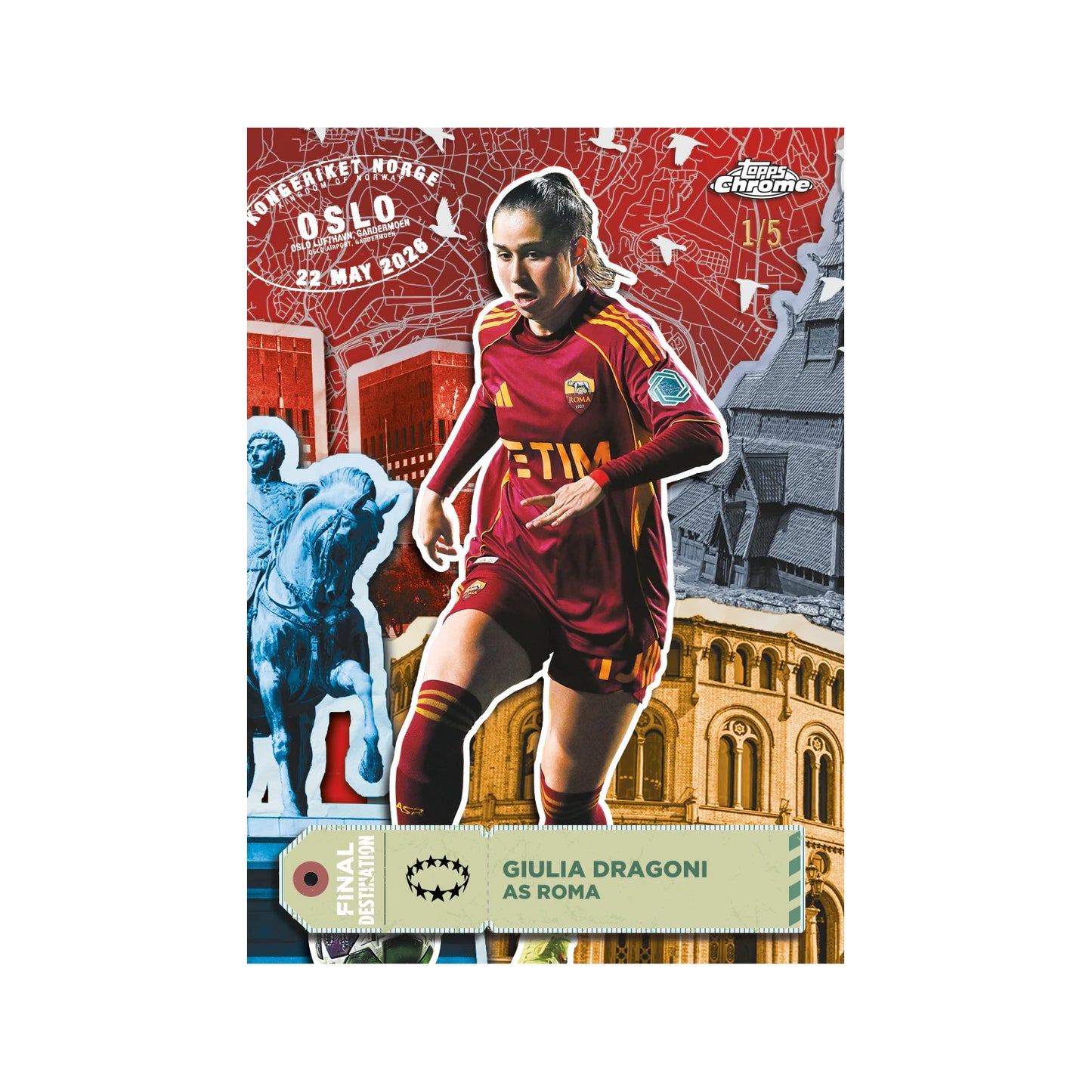 2025-26 Topps Chrome Women's UEFA Champions League Soccer Hobby Box