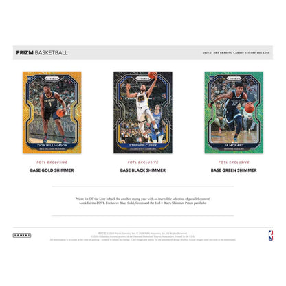 2020-21 Panini Prizm Basketball 1st Off The Line FOTL Hobby Box