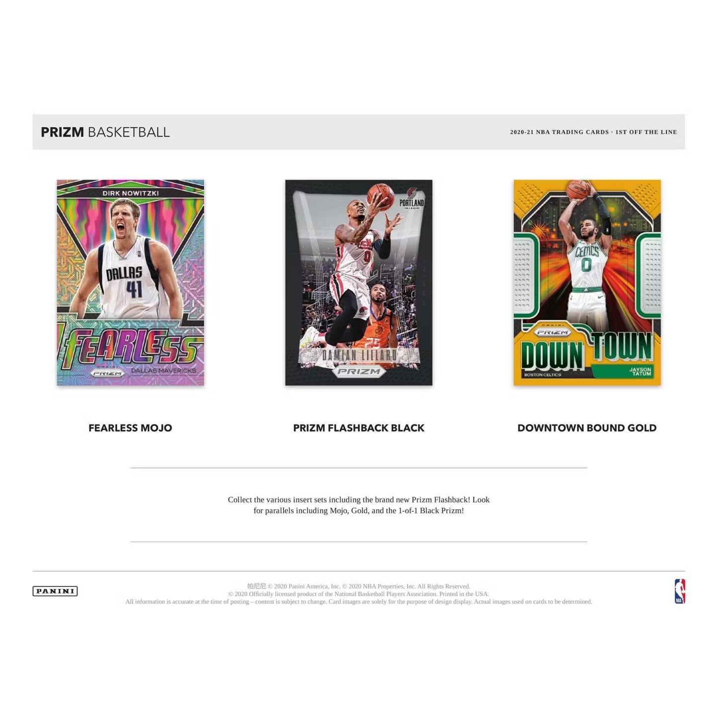 2020-21 Panini Prizm Basketball 1st Off The Line FOTL Hobby Box