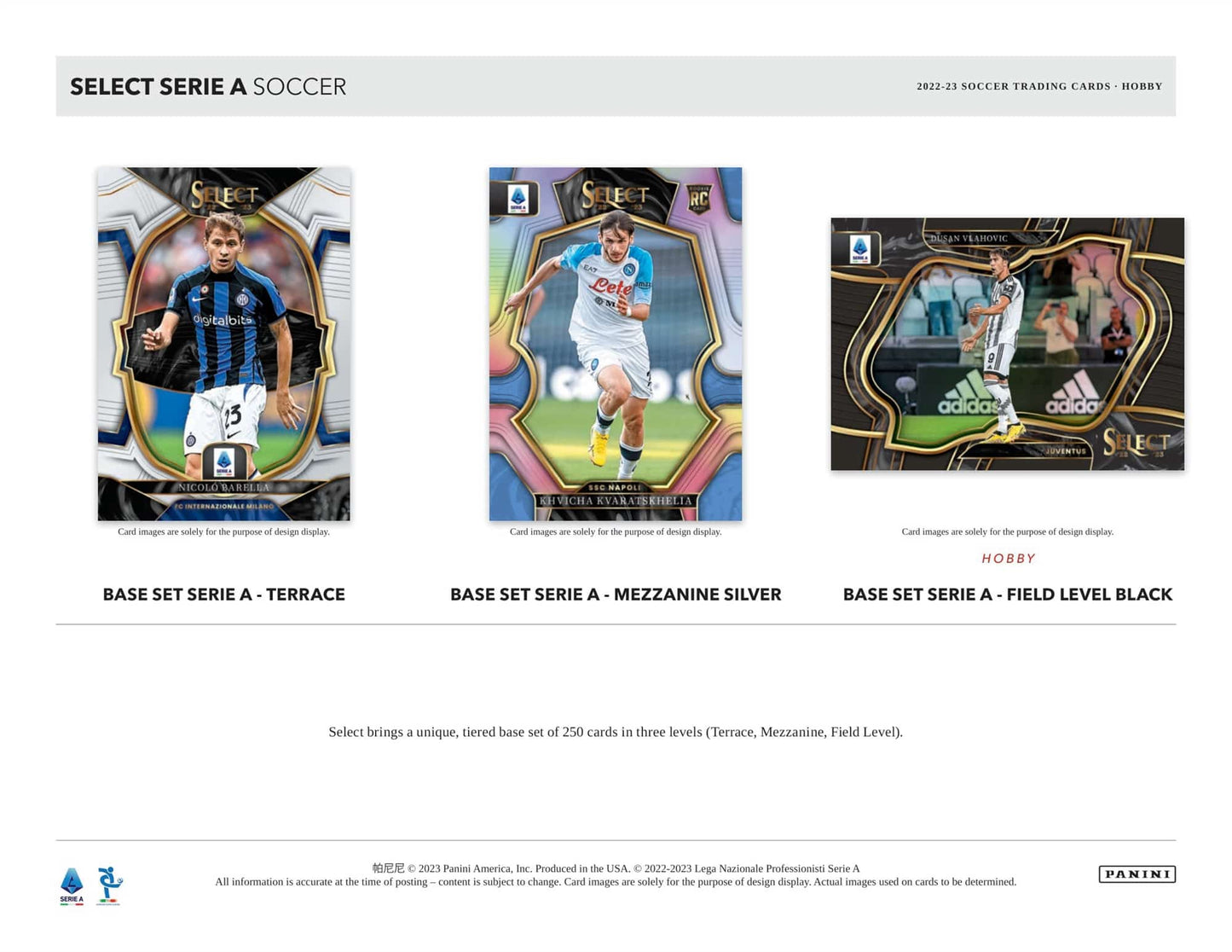 2022-23 Panini Select Soccer Serie A Asia T-Mall Box