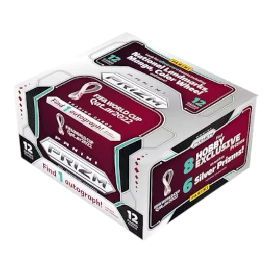 2022 Panini Prizm FIFA World Cup Road To Qatar Factory Sealed Hobby Box