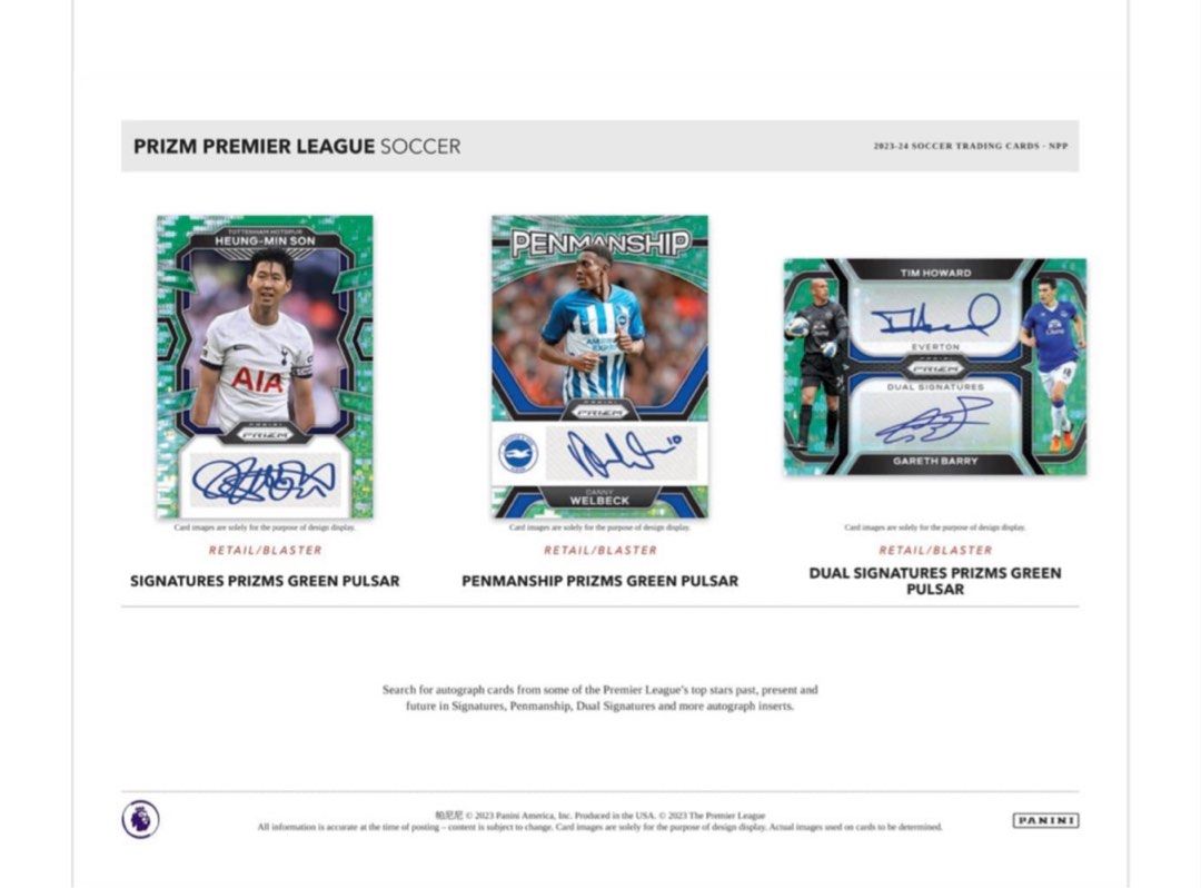 2023-24 Panini Prizm Epl English Premier League Blaster Box