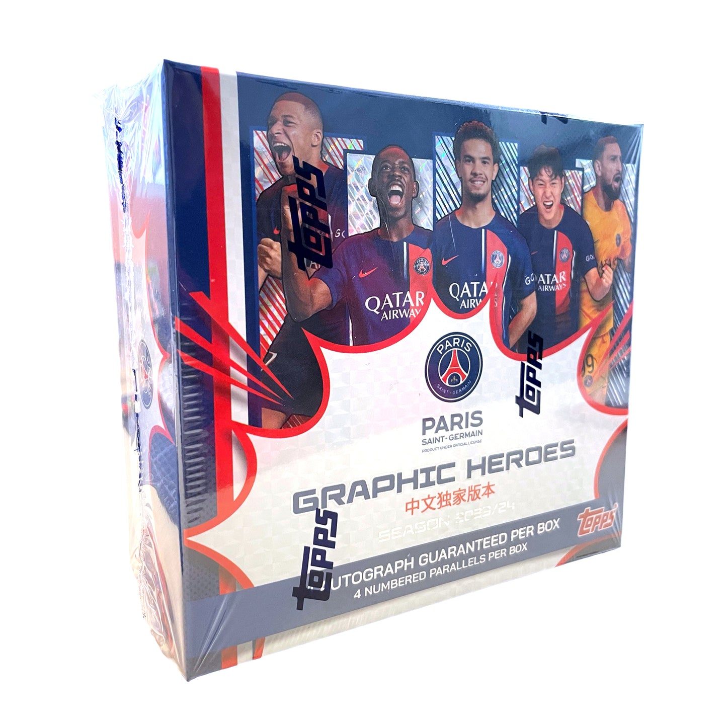 2023-24 Topps PSG Graphic Heroes Soccer Hobby Box Chinese Version