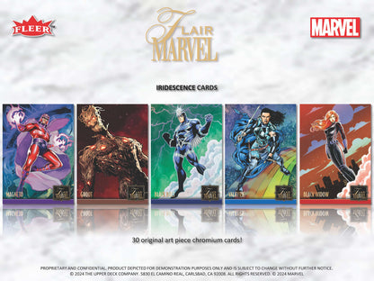 2024 Upper Deck Fleer Marvel Flair Trading Card Hobby Box