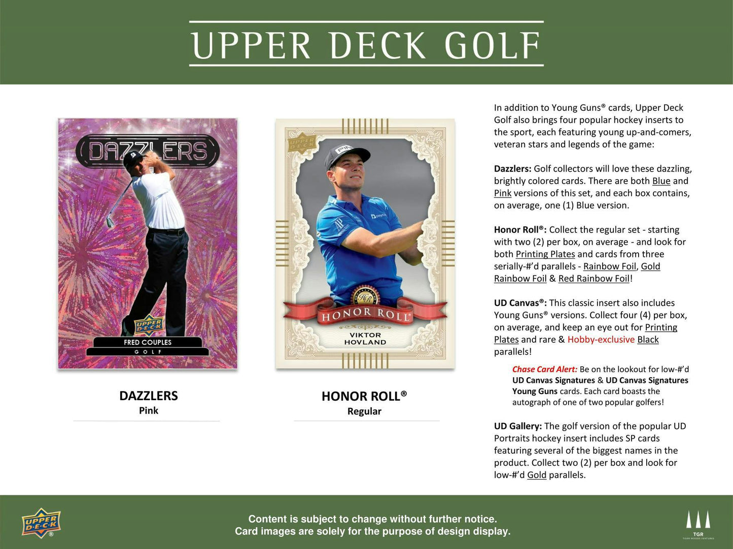 2024 Upper Deck Golf Hobby Box