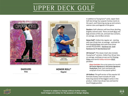 2024 Upper Deck Golf Hobby Box