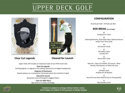 2024 Upper Deck Golf Hobby Box