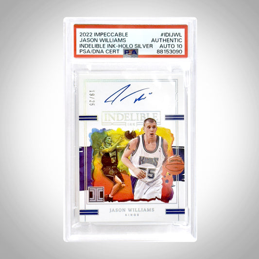 Jason Williams 2022-23 Panini Impeccable Auto 19/25 #IDIJWL PSA Authentic Auto 10