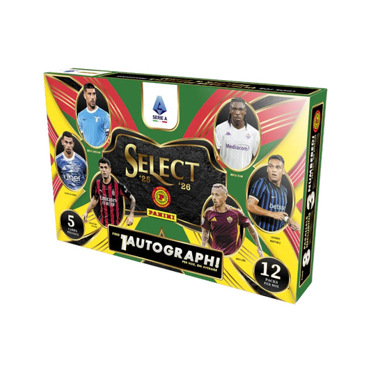 2025-26 Panini Select Serie A Soccer Hobby International Box