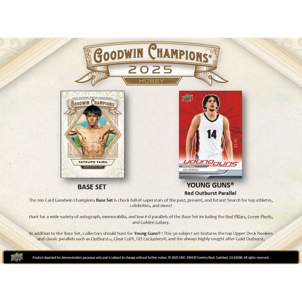 2025 Upper Deck Goodwin Champions Hobby Box