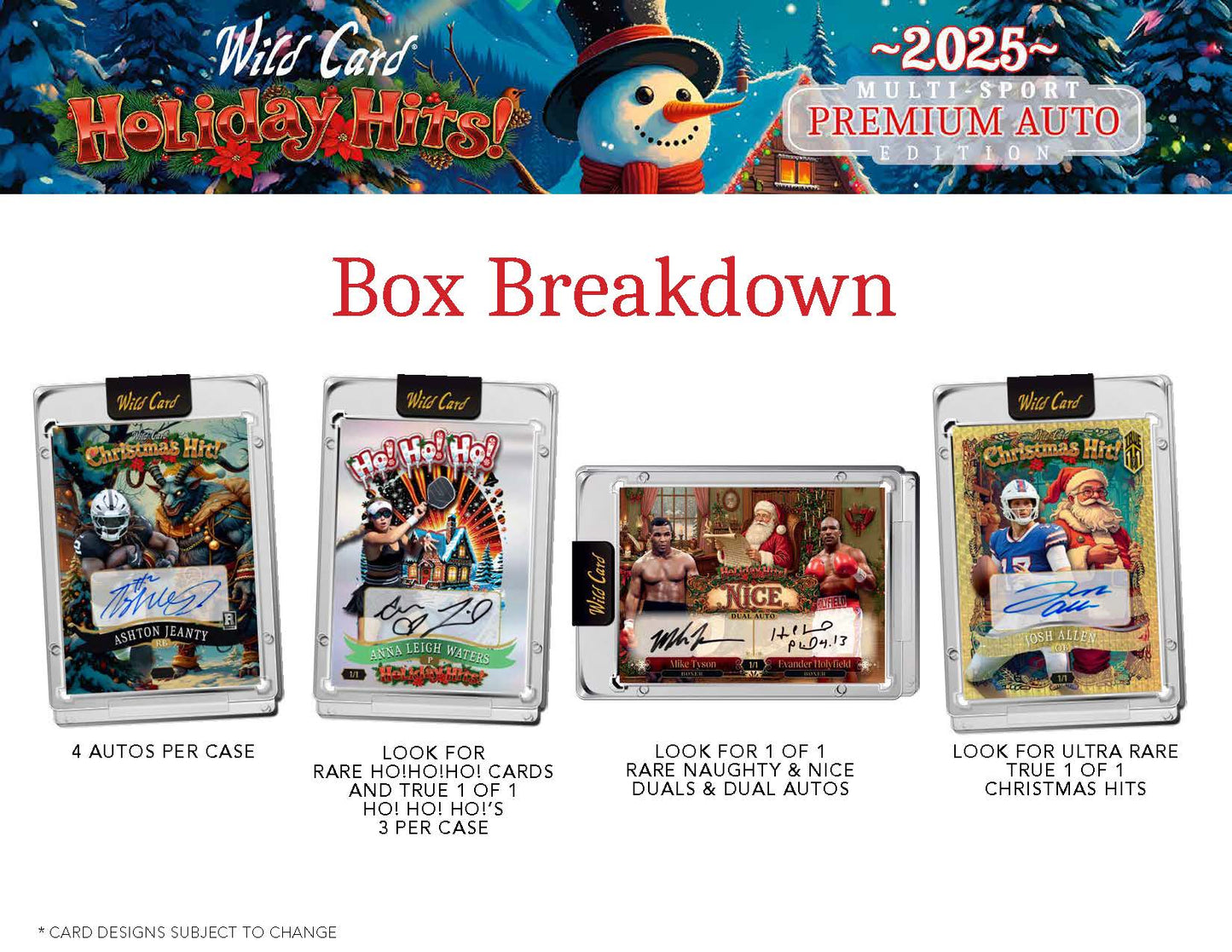 Wild Cards - 2025 HOLIDAY HITS