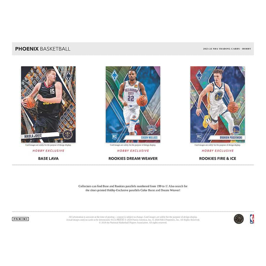 2023-24 Panini Phoenix Basketball Hobby Box Debut Edition